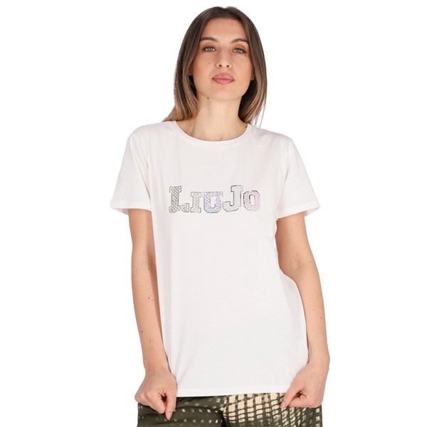 Liu Jo Abbigliamento Donna T-shirt Bianco D TA4204JS923