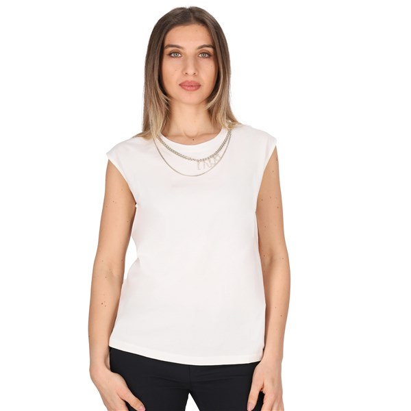 Liu Jo Abbigliamento Donna T-shirt Bianco D WA4016J5003