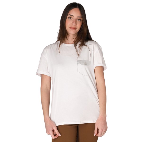 Liu Jo Abbigliamento Donna T-shirt Bianco D WA4050J6308
