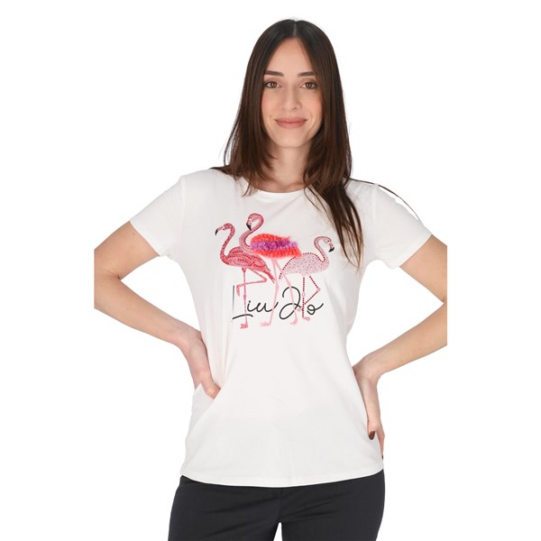 Liu Jo Abbigliamento Donna T-shirt Bianco D MA4336J5003