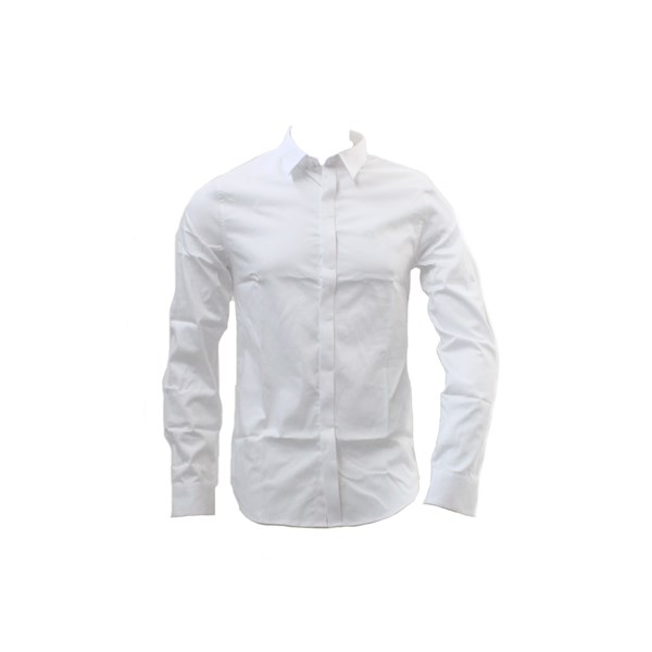 Armani Exchange Abbigliamento Abbigliamento Uomo Camicia Bianco U 8NZCBD