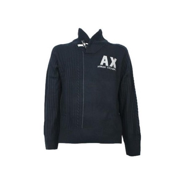 Armani Exchange Abbigliamento Abbigliamento Uomo Maglia Blu U 6KZM1L