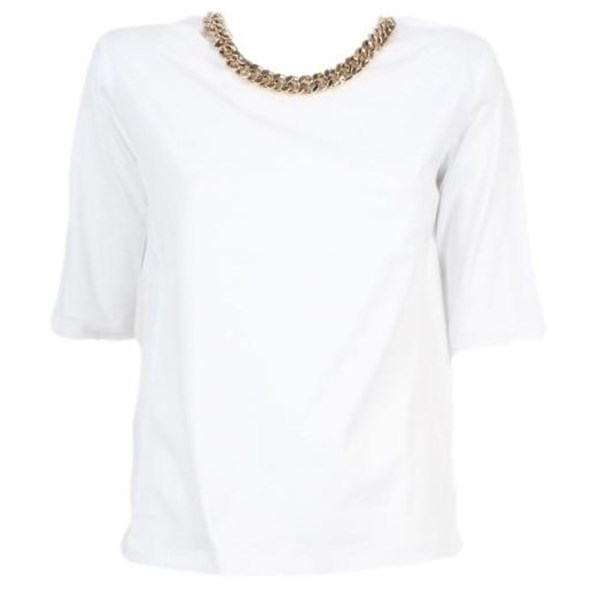 Liu Jo Collection Abbigliamento Donna T-shirt Bianco D CF1108J6136