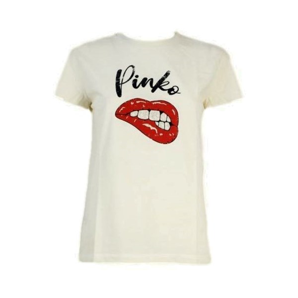 Pinko T-shirt Panna
