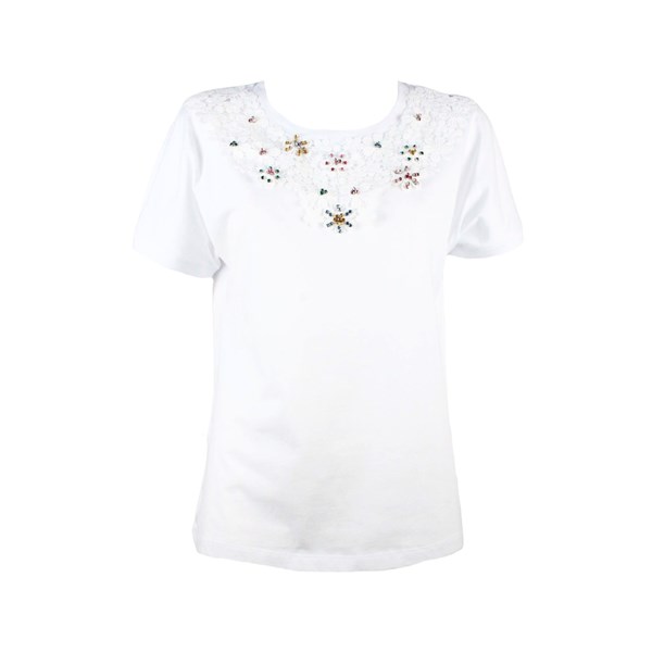 Jijil Abbigliamento Donna T-shirt Bianco D TS163