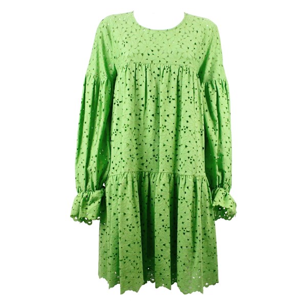 Jijil Abbigliamento Donna Abito Verde D AB065