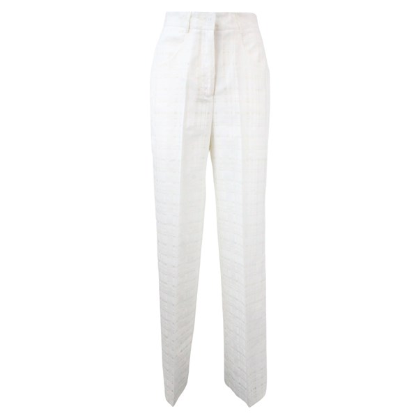 Manila Grace Abbigliamento Donna Pantalone Bianco D P035VU