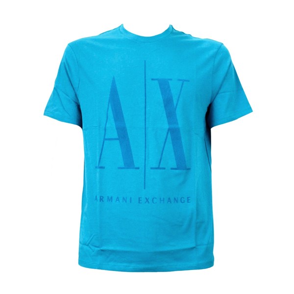 Armani Exchange Abbigliamento Abbigliamento Uomo T-shirt Azzurro U 8NZTPP
