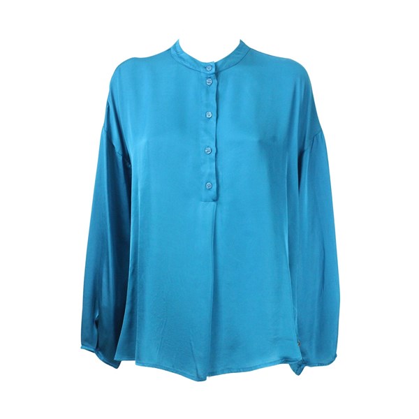 Meme Road Abbigliamento Donna Camicia Azzurro D M5107C