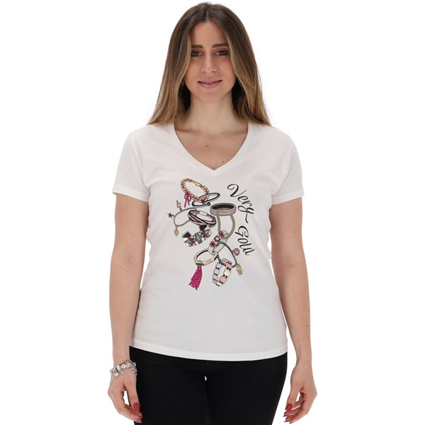Liu Jo Jeans Abbigliamento Donna T-shirt Bianco D WA3284JS923