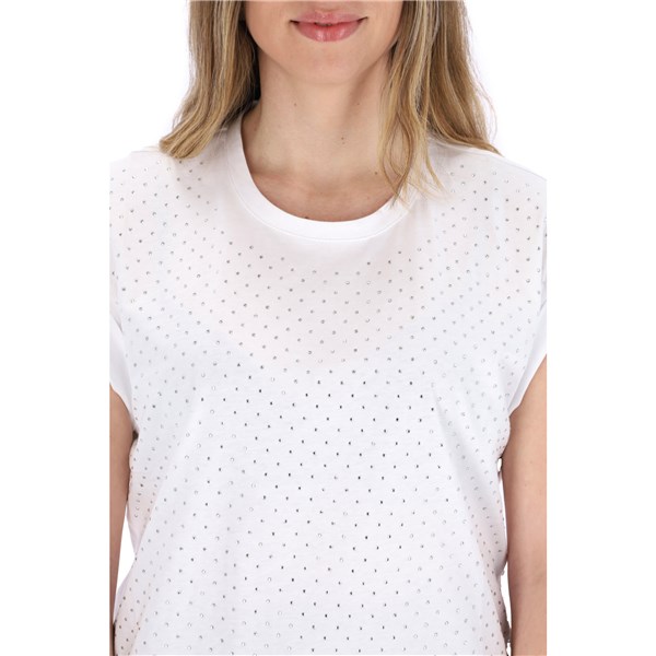 Jijil Abbigliamento Donna T-shirt Bianco D TS316