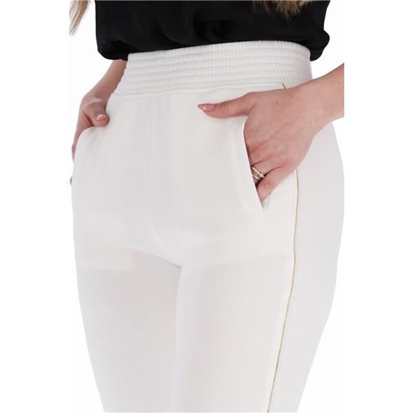 Jijil Abbigliamento Donna Pantalone Panna D PA437
