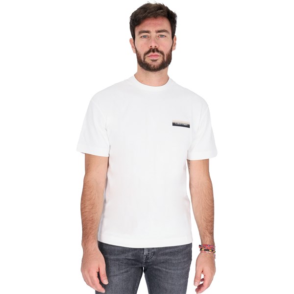 Calvin Klein Abbigliamento Uomo T-shirt Bianco U K111526