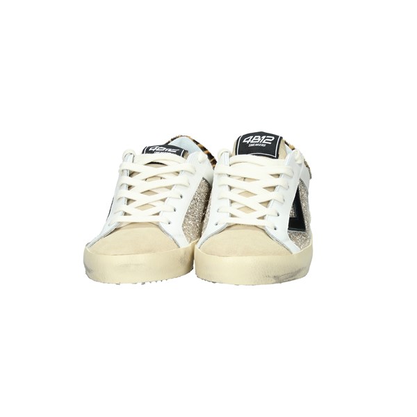 4b12 Scarpe Donna Sneakers Beige D DBS99