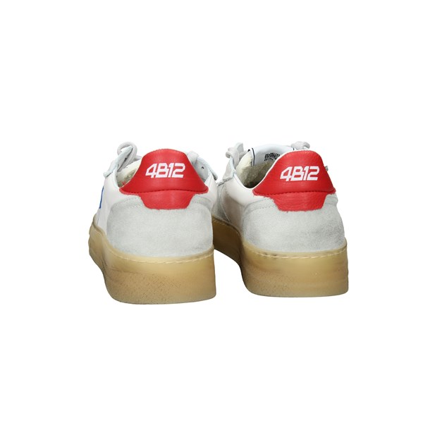 4b12 Scarpe Uomo Sneakers Bianco U U919