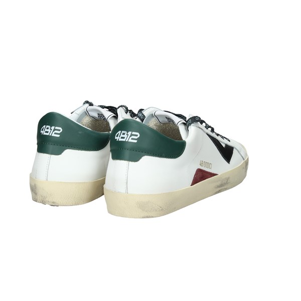 4b12 Scarpe Uomo Sneakers Bianco U UB117