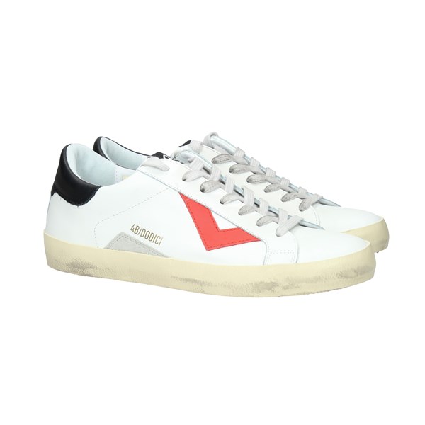 4b12 Scarpe Uomo Sneakers Bianco U U08