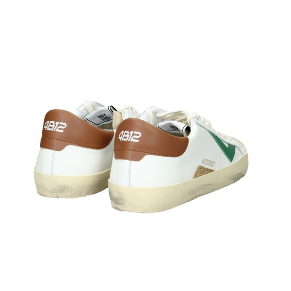 4b12 Scarpe Uomo Sneakers Bianco U U07