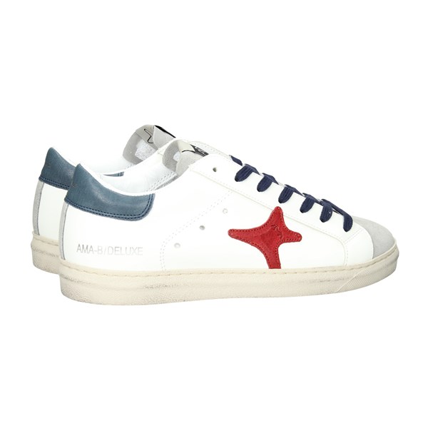 Ama Brand Scarpe Uomo Sneakers Bianco U 2521