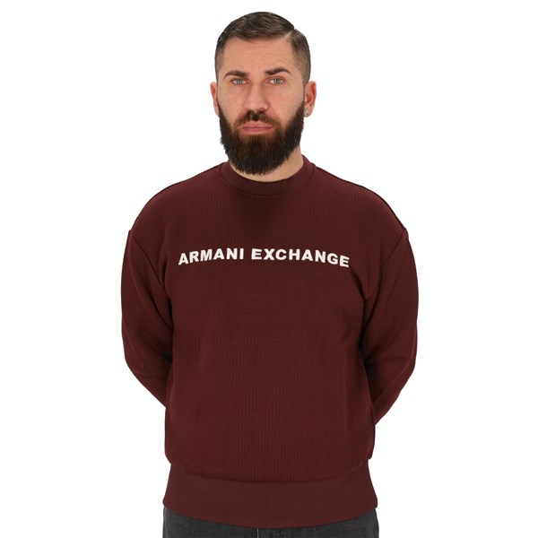 Armani Exchange Abbigliamento Felpa Bordeaux