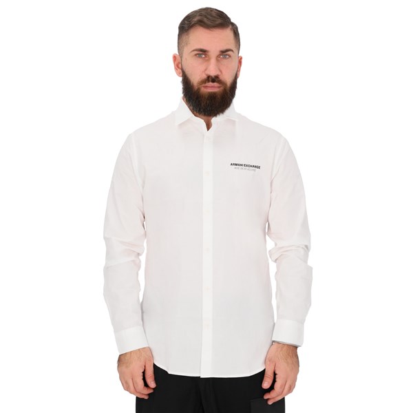 Armani Exchange Abbigliamento Camicia Bianco