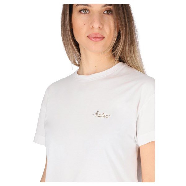Barbour International Abbigliamento Donna T-shirt Bianco D LTS0592