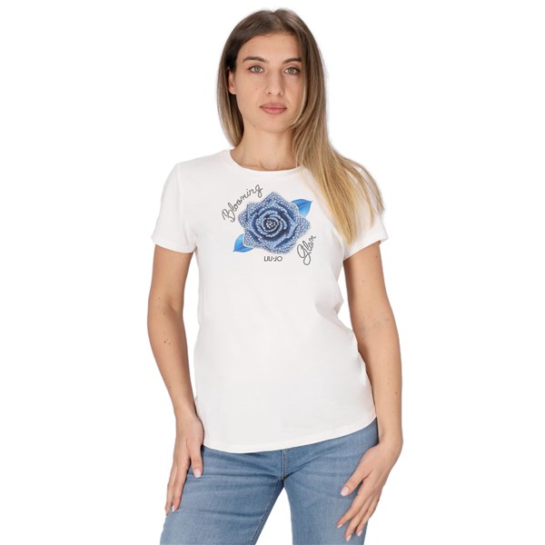 Liu Jo Abbigliamento Donna T-shirt Bianco D MA4341J5003