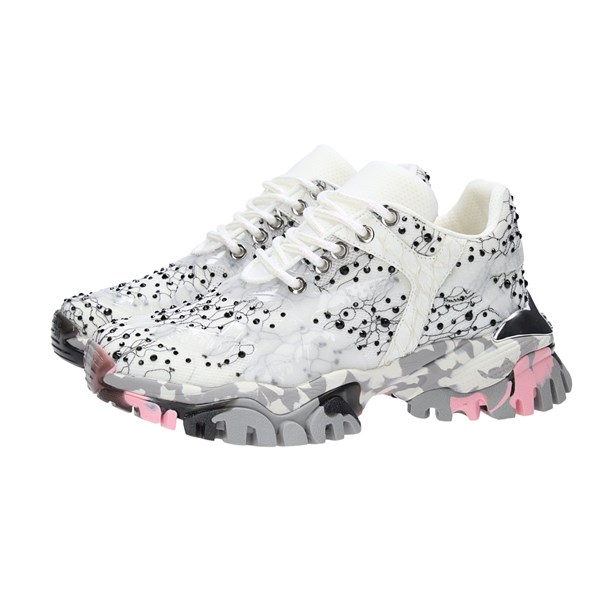 Cljd Scarpe Donna Sneakers Bianco D F033-2821