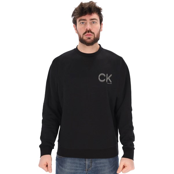 Calvin Klein Abbigliamento Uomo Felpa Nero U K110750