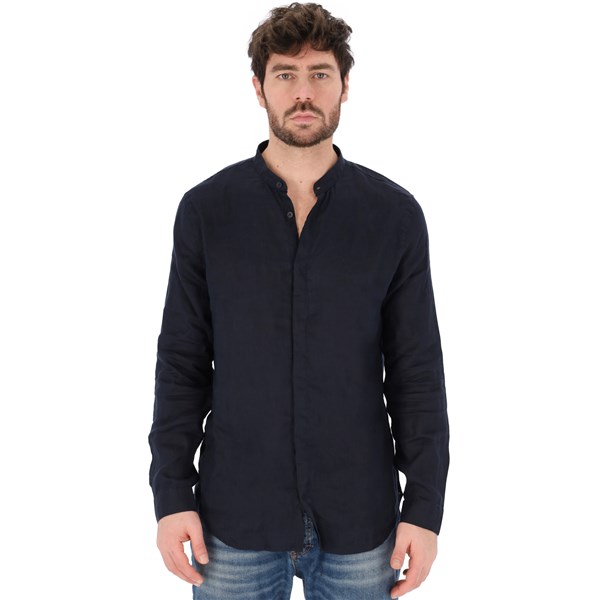 Armani Exchange Abbigliamento Camicia Blu