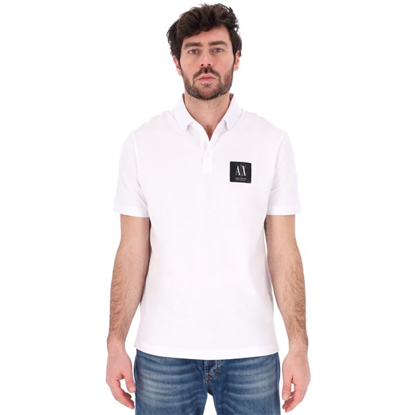 Armani Exchange Abbigliamento Polo Bianco