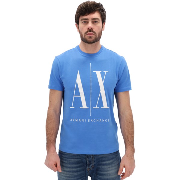 Armani Exchange Abbigliamento T-shirt Azzurro