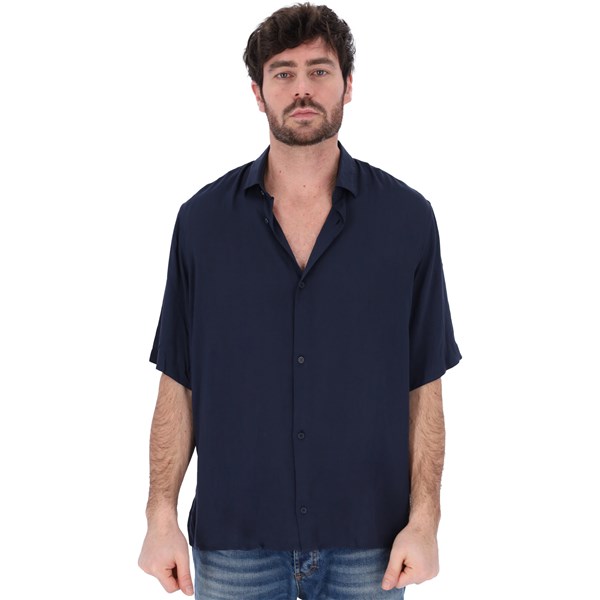 Armani Exchange Abbigliamento Camicia Blu